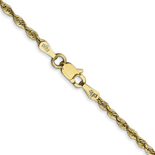 Load image into Gallery viewer, 10k 2.0mm Extra-Light D/C Rope Chain

