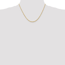 Load image into Gallery viewer, 10k 2.0mm Extra-Light D/C Rope Chain
