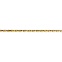 Load image into Gallery viewer, 10k 2.25mm Extra-Light D/C Rope Chain
