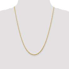 Load image into Gallery viewer, 10k 2.25mm Extra-Light Diamond Cut Rope Chain
