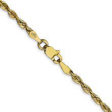 Load image into Gallery viewer, 10k 2.50mm Extra-Light D/C Rope Chain
