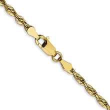 Load image into Gallery viewer, 10k 2.75mm Extra-Light D/C Rope Chain
