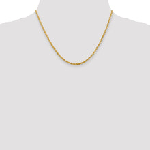 Load image into Gallery viewer, 10k 2.75mm Extra-Light D/C Rope Chain
