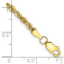 Load image into Gallery viewer, 10k 2.75mm Extra-Light D/C Rope Chain
