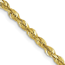 Load image into Gallery viewer, 10k 2.75mm Extra-Light D/C Rope Chain
