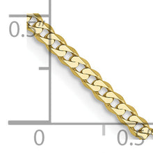 Load image into Gallery viewer, 10k 2.2mm Flat Beveled Curb Chain
