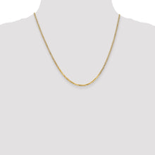 Load image into Gallery viewer, 10k 2.2mm Flat Beveled Curb Chain
