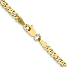 Load image into Gallery viewer, 10k 2.9mm Flat Beveled Curb Chain
