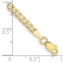 Load image into Gallery viewer, 10k 2.9mm Flat Beveled Curb Chain

