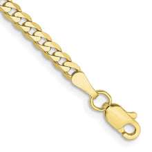 Load image into Gallery viewer, 10k 2.9mm Flat Beveled Curb Chain
