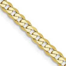 Load image into Gallery viewer, 10k 2.9mm Flat Beveled Curb Chain
