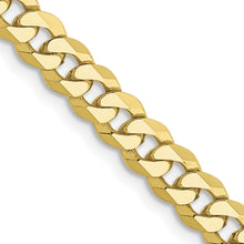 Load image into Gallery viewer, 10k 4.75mm Flat Beveled Curb Chain
