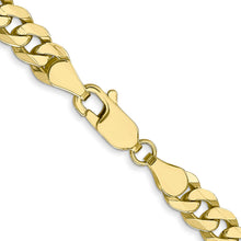 Load image into Gallery viewer, 10k 5.75mm Flat Beveled Curb Chain

