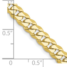 Load image into Gallery viewer, 10k 5.75mm Flat Beveled Curb Chain
