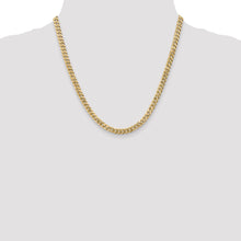 Load image into Gallery viewer, 10k 5.75mm Flat Beveled Curb Chain
