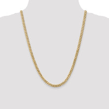 Load image into Gallery viewer, 10k 5.75mm Flat Beveled Curb Chain
