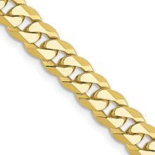 Load image into Gallery viewer, 10k 5.75mm Flat Beveled Curb Chain
