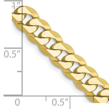 Load image into Gallery viewer, 10k 6.25mm Flat Beveled Curb Chain
