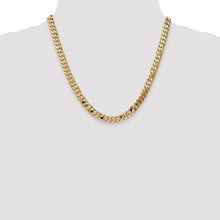 Load image into Gallery viewer, 10k 6.75mm Flat Beveled Curb Chain
