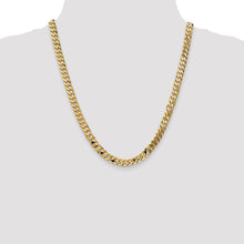 Load image into Gallery viewer, 10k 6.75mm Flat Beveled Curb Chain
