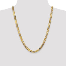 Load image into Gallery viewer, 10k 6.75mm Flat Beveled Curb Chain
