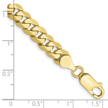 Load image into Gallery viewer, 10k 6.75mm Flat Beveled Curb Chain
