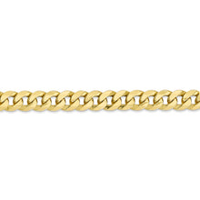 Load image into Gallery viewer, 10k 7.75mm Flat Beveled Curb Chain
