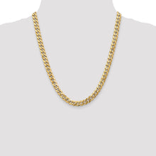Load image into Gallery viewer, 10k 7.75mm Flat Beveled Curb Chain
