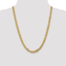 Load image into Gallery viewer, 10k 7.75mm Flat Beveled Curb Chain
