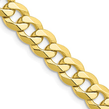 Load image into Gallery viewer, 10k 7.75mm Flat Beveled Curb Chain
