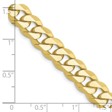 Load image into Gallery viewer, 10k 8.25mm Flat Beveled Curb Chain
