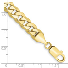 Load image into Gallery viewer, 10k 8.25mm Flat Beveled Curb Chain
