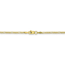 Load image into Gallery viewer, 10k 1.75mm Flat Figaro Chain
