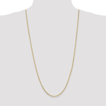 Load image into Gallery viewer, 10k 2.2mm Flat Figaro Chain
