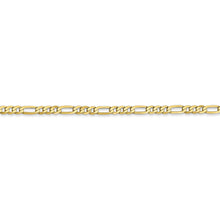 Load image into Gallery viewer, 10k 2.75mm Flat Figaro Chain
