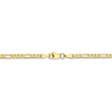 Load image into Gallery viewer, 10k 2.75mm Flat Figaro Chain
