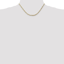 Load image into Gallery viewer, 10k 2.75mm Flat Figaro Chain
