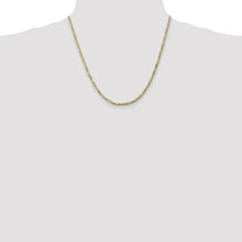 Load image into Gallery viewer, 10k 2.75mm Flat Figaro Chain

