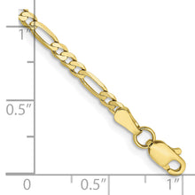 Load image into Gallery viewer, 10k 2.75mm Flat Figaro Chain
