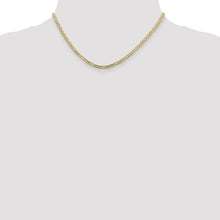 Load image into Gallery viewer, 10k 3mm Concave Figaro Chain
