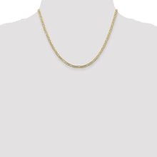 Load image into Gallery viewer, 10k 3mm Concave Figaro Chain
