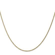 Load image into Gallery viewer, 10k 1.15mm D/C Machine Made Rope Chain
