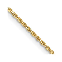 Load image into Gallery viewer, 10k 1.15mm D/C Machine Made Rope Chain
