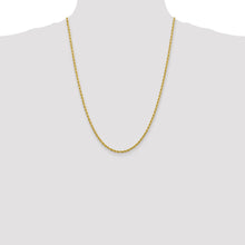 Load image into Gallery viewer, 10k 2.75mm Diamond-cut Rope Chain
