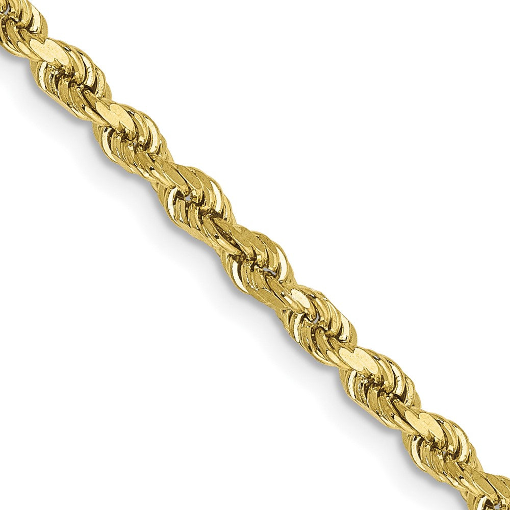 10k 2.75mm Diamond-cut Rope Chain