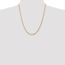 Load image into Gallery viewer, 10k 3mm Diamond-cut Rope Chain
