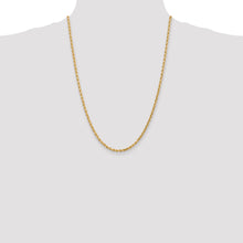 Load image into Gallery viewer, 10k 3mm Diamond-cut Rope Chain
