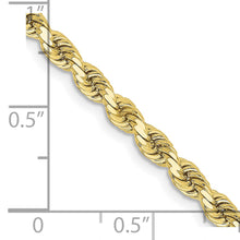 Load image into Gallery viewer, 10k 3.25mm Diamond-cut Rope Chain
