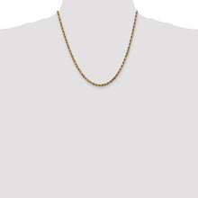 Load image into Gallery viewer, 10k 3.5mm Diamond-cut Rope Chain
