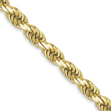 Load image into Gallery viewer, 10k 3.5mm Diamond-cut Rope Chain
